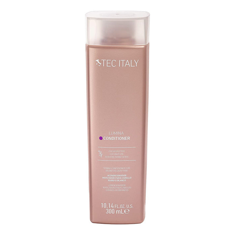 Acondicionador Matizador Tec Italy Lumina 300ml Rubios Canas