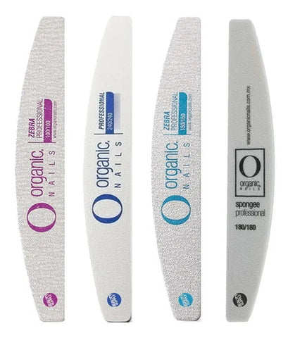 Pack De Limas Organic Nails Profesional + Lima Spongee
