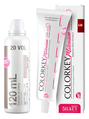 Kit De Tinta Silkey Profesional Colorkey 120g Y Oxidante