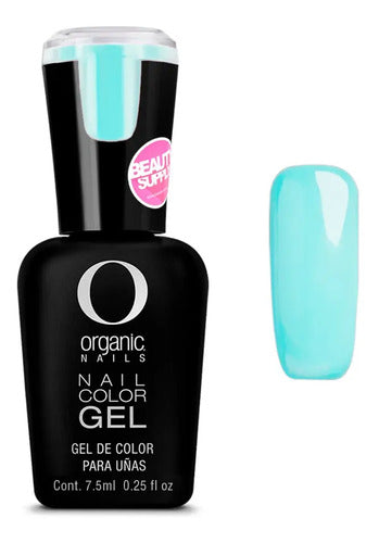 Esmalte Semipermanente Organic De 7.5ml Pastel Aqua