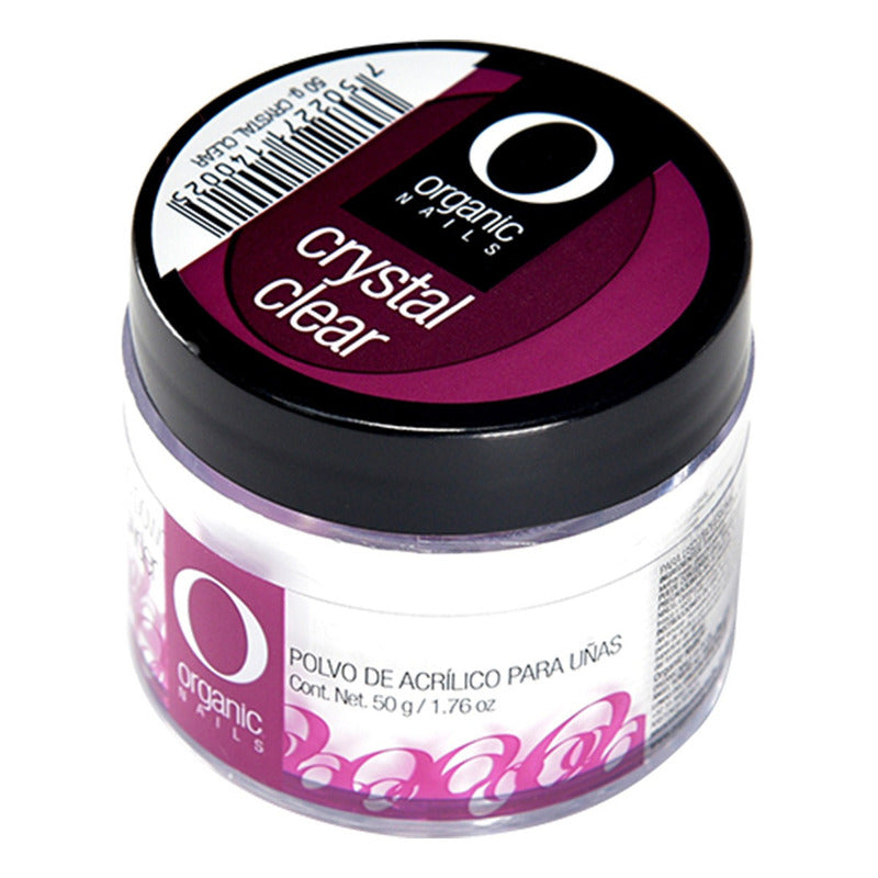 Polvo Acrílico Uñas Crystal Clear 50g By Organic Nails