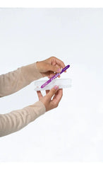 Lima De Uñas Gnp Lovely 150/240 Compacta Con Estuche Degrade Rosa Y Violeta Lovely