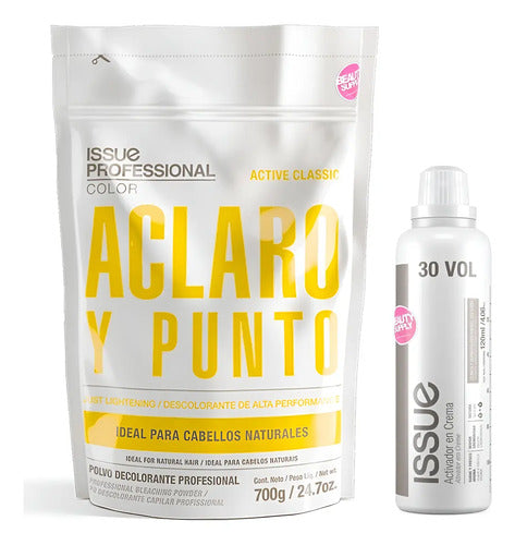Combo De Decolorante Issue Active Classic 700 Gr + Activador