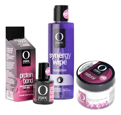 Kit Organic De Polvo Acrilico + Protein Bond + Synergy