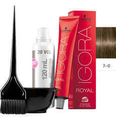 Kit Tinta Igora Royal Schwarzkopf + Bowl, Oxidante Y Pincel