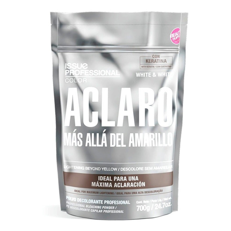 Polvo Decolorante Issue Professional White & White 700gr. Más Allá Del Amarillo