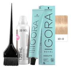 Kit Tinta Igora Highlifts Schwarzkopf Con Oxidante Y Pincel