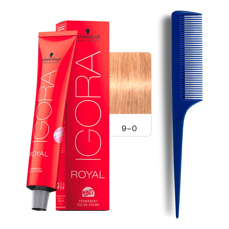 Tinta Igora Royal Schwarzkopf 60ml + Peine De Cola 9.0