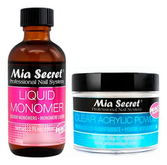 Mia Secret Liquido 59ml Y Polvo Acrilico Uñas 59gr. Nice