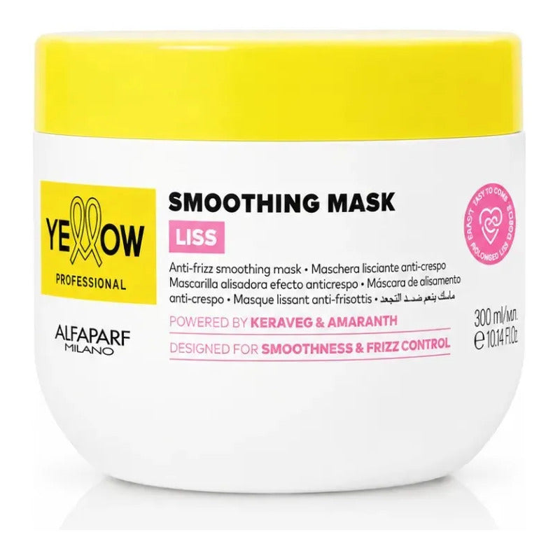 Mascara Yellow Alfaparf Liss 300ml Cabello Liso Suave