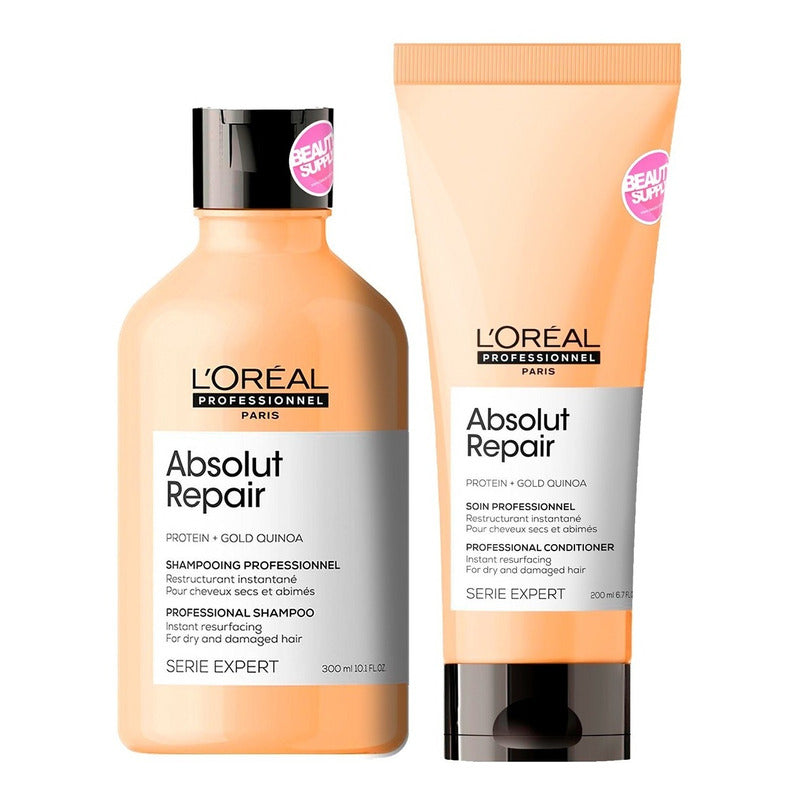 Combo De Shampoo Loreal Y Acondicionador Para Dañado O Seco