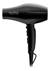 Secador Gama Ultra Ion 2200w, 2 Boquillas. Cable Largo Negro
