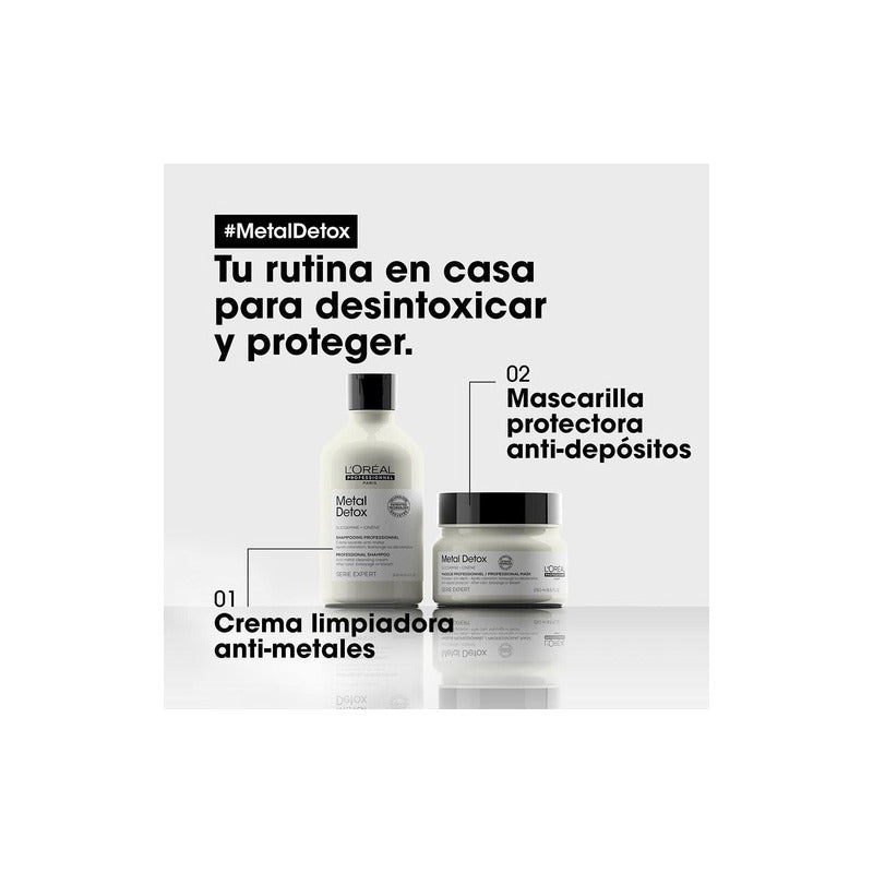 Pack Metal Detox Loreal Con Shampoo + Mascara + Oil