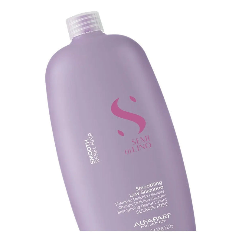 Champú Alfaparf Smooth Milano Con Semillas De Lino, 1 Litro