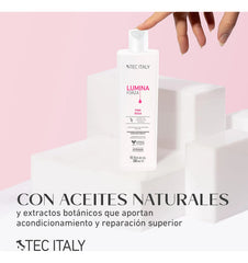 Shampoo Tec Italy Lumina Forza 300ml Rosa Pink