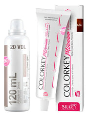 Kit De Tinta Silkey Profesional Colorkey 120g Y Oxidante