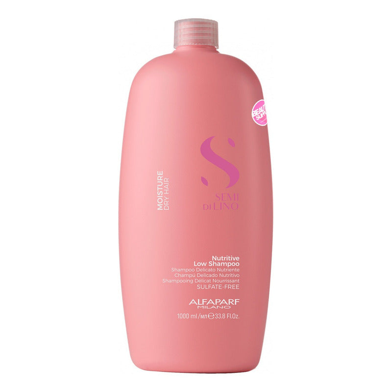 Shampoo Alfaparf Hidratante Semi Di Lino Moisture De 1 Litro