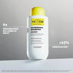Shampoo Yellow Alfaparf Nutrive 500ml Limpieza Nutritiva Para Cabello Seco Y Opaco