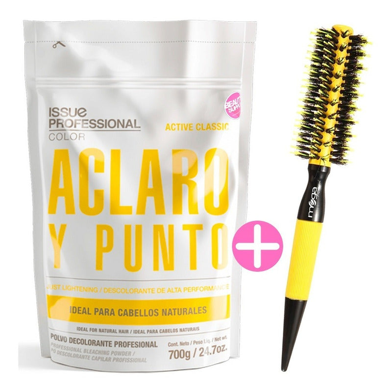 Polvo Decolorante Issue Active Classic 700 Gr + Cepillo Mega 5