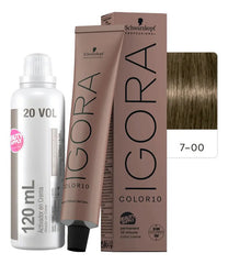Kit Tinta Igora Color10 Schwarzkopf Con Oxidante, 10 Minutos