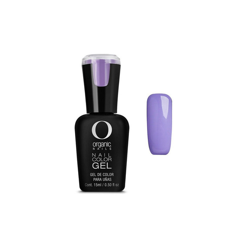 Color Gel Esmalte Uñas Organic Nails Color Ice Lilac 012