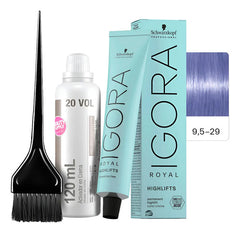 Kit Tinta Igora Highlifts Schwarzkopf Con Oxidante Y Pincel