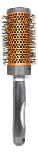 Cepillo Ceramica Mega Profesional Ionic 04 Anaranjado. Naranja