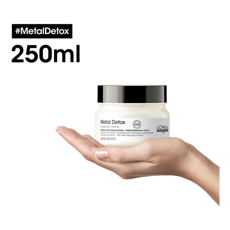 Máscara Loreal Metal Detox 250ml Serie Expert