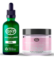 Polvo Cover Gnp 60gr Y Monomero Uñas 50ml