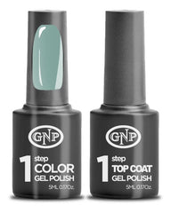 Kit De Esmalte Semipermanente De 1 Paso Gnp Color + Top Coat