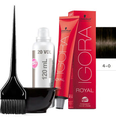 Kit Tinta Igora Royal Schwarzkopf + Bowl, Oxidante Y Pincel