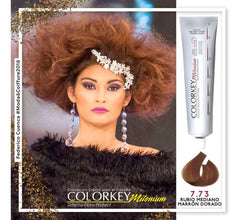 Kit Tinta Silkey Colorkey Milenium 120g + Peine De Cola