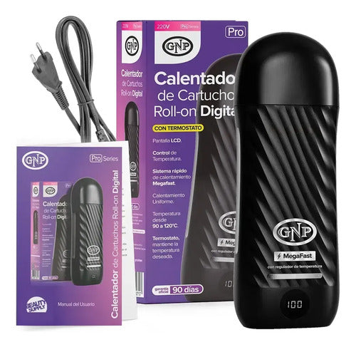 Calentador De Cera Gnp Con Termostato, Y Regulador Digital Negro