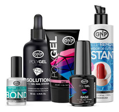 Kit Uñas En Polygel Gnp De 5 Piezas Con Removedor Cutículas