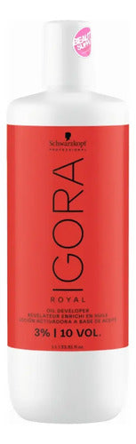 Locion Oxidante 10 Vol. Igora Royal Schwarzkopf 1000ml Sin Tono