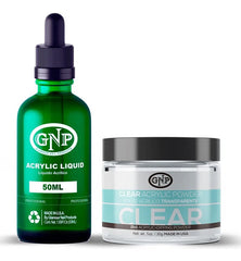 Polvo Acrilico Gnp 30gr Y Monomero Uñas 50ml