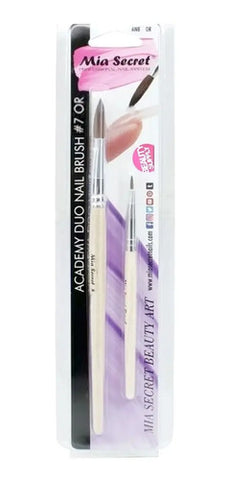 Pack Pincel De Acrilico Mia Secret + Pincel Liner