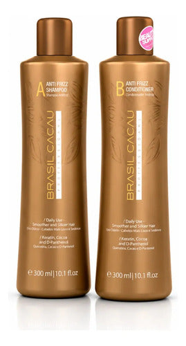 Shampoo Y Acondicionador Brasil Cacau Anti Frizz