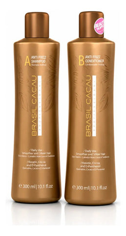 Shampoo Y Acondicionador Brasil Cacau Anti Frizz
