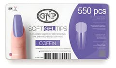 Soft Gel Tips Gnp X550 Unidades. Gel Suave Flex-fit