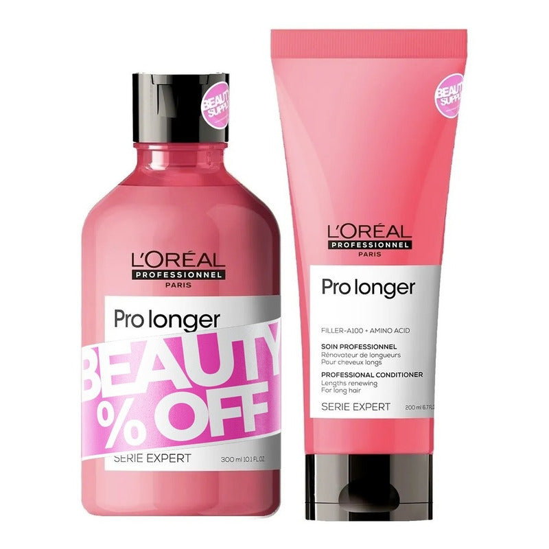 Shampoo Loreal 300ml Y Acondicionador 200ml Para Largos