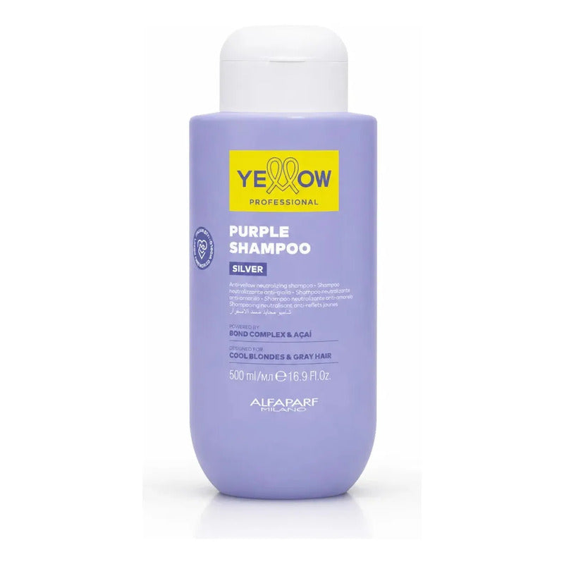 Shampoo Yellow Alfaparf Silver 500ml Matizador Violeta
