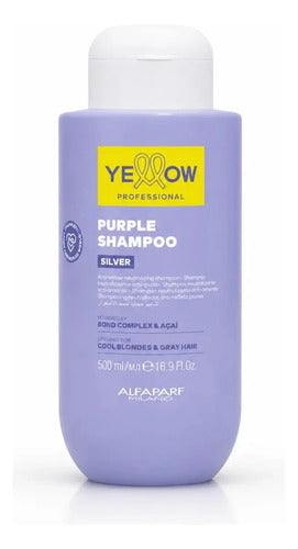 Shampoo Yellow Alfaparf Silver 500ml Matizador Violeta