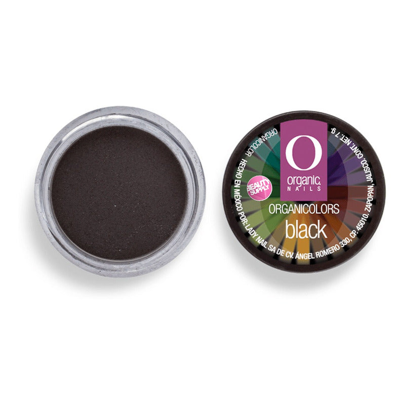 Polvo Acrílico Organicolor De Organic Nails Black