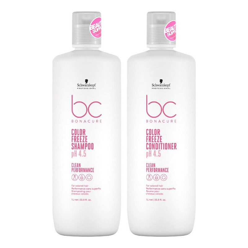 Shampoo Y Acondicionador De Litro Schwarzkopf  Freeze