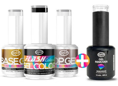 Kit Esmaltes Semipermanentes Gnp 15ml 21 Free + Removedor