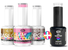 Kit Esmaltes Semipermanentes Gnp 15ml 21 Free + Removedor