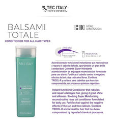 Shampoo Y Acondicionador Tec Italy Totale Seco Y Dañados