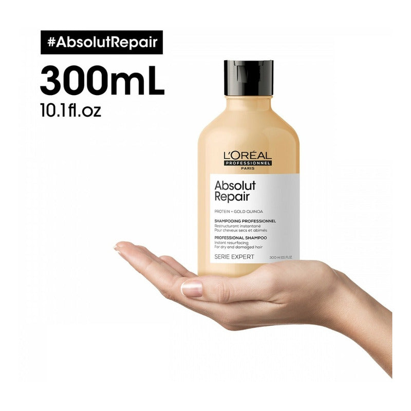 Shampoo Loreal Absolut Repair 300ml Dañado