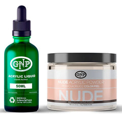 Polvo Acrilico Gnp 100gr Y Monomero Uñas 50ml